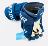 New Tampa Bay Lightning Bauer Supreme Mach Hockey Gloves-15"-Single Layer Palms