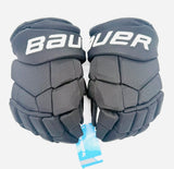 New NHL Pro Stock Bauer Supreme UltraSonic Hockey Gloves-14"-Grey Clarion Palms