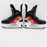 Custom Red CCM JetSpeed FT6 Pro Hockey Skates-8 D/A-271-XS Runner W/ Black StepSteel