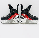 Custom Red CCM JetSpeed FT6 Pro Hockey Skates-8 D/A-271-XS Runner W/ Black StepSteel