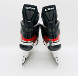 Custom Red CCM JetSpeed FT6 Pro Hockey Skates-8 D/A-271-XS Runner W/ Black StepSteel