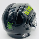 Dallas Stars BLACKOUT CCM Supertacks 910 Hockey Helmet-Small-Bauer Visor