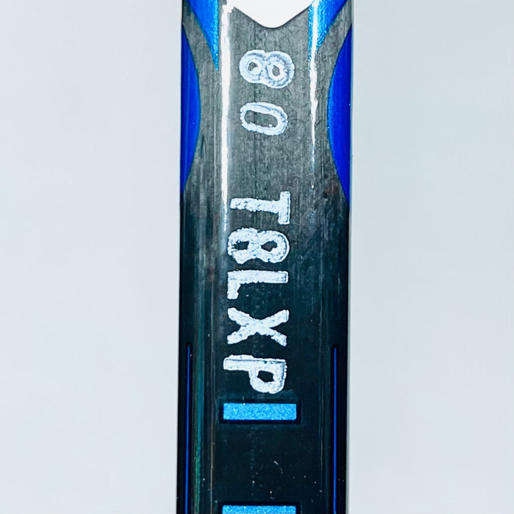 New Custom Blue Warrior Covert QR5 Pro (LX Pro Build) Hockey Stick-LH-80 Flex-P28 (Sand Paper Finish)-Grip