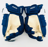 New Tampa Bay Lightning Bauer Supreme Mach Hockey Gloves-13"-Single Layer Palms-Floating Cuffs