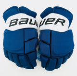 New Tampa Bay Lightning Bauer Supreme Mach Hockey Gloves-13"-Single Layer Palms-Vapor Cuff