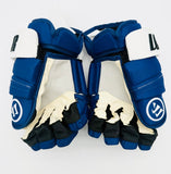 New Tampa Bay Lightning Warrior Covert QRE Pro Hockey Gloves-14"-Grey Digi Overlay (Copy)