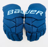 New Tampa Bay Lightning Bauer Supreme Mach Hockey Gloves-14"-Single Layer Palms