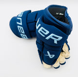 New Tampa Bay Lightning Bauer Supreme Mach Hockey Gloves-14"-Single Layer Palms