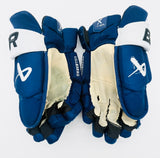 Custom Tampa Bay Lightning Bauer Vapor Hyperlite Hockey Gloves-14"-Single Layer Palms-Cut Thumbs