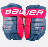 New Custom Team USA Bauer Nexus Pro Series Hockey Gloves-14"-Single Layer Palms