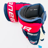 New Custom Team USA Bauer Nexus Pro Series Hockey Gloves-14"-Single Layer Palms