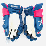 New Custom Team USA Bauer Vapor 2x Pro Hockey Gloves-14"-Single Layer Palms