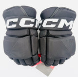 New ECHL Charolette Checkers Black CCM HGP43PP Hockey Gloves-14"-Single Layer Palms