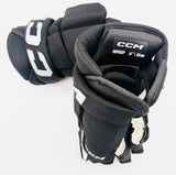 New ECHL Charolette Checkers Black CCM HGP43PP Hockey Gloves-14"-Single Layer Palms