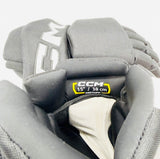 New NHL Pro Stock Black CCM HGTKPP Hockey Gloves-15"-Single Layer Palms