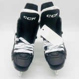 New Custom Blue & White CCM Jetspeed FT6 Pro Hockey Skates-9 1/2 D/A-288 Powerfly Holders-FLY-X