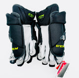New NHL Pro Stock CCM HG12 Hockey Gloves-14"-Grey Palms