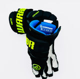 New Dallas Stars BLACKOUT Warrior Covert QRL Pro Hockey Gloves-14"-Grey Palms