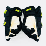 New Dallas Stars BLACKOUT Bauer Supreme Mach Pro Hockey Gloves-14"-Single Layer Palm