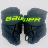 New Tyler Seguin BLACKOUT Bauer Vapor 1X Pro Lite Hockey Gloves-14"-Single Layer Palms-No Inserts