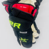 New Tyler Seguin BLACKOUT Bauer Vapor 1X Pro Lite Hockey Gloves-14"-Single Layer Palms-No Inserts