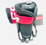 New Northeastern NCAA Stock CCM HGP43XP Hockey Gloves-13"-Single Layer Palms