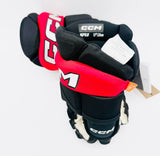 New Northeastern NCAA Stock CCM XF Pro Hockey Gloves-13"-Single Layer Palms