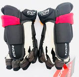 New Northeastern NCAA Stock CCM FTW Hockey Gloves-14"-Single Layer Palm