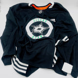 New Dallas Stars MIC Adidas Practice Hockey Jersey-Black-58 Goalie