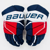 New Bauer Vapor Hyperlite Hockey Gloves-14"-Custom Leather Patches