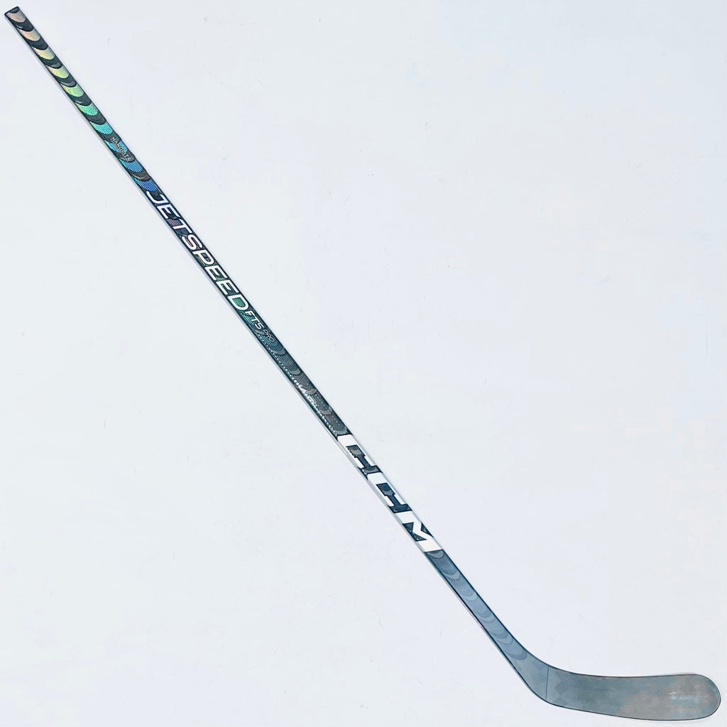 New Silver CCM Jetspeed FT5 Pro Hockey Stick-LH-80 Flex-P90T-Grip W/ Corner Tactile