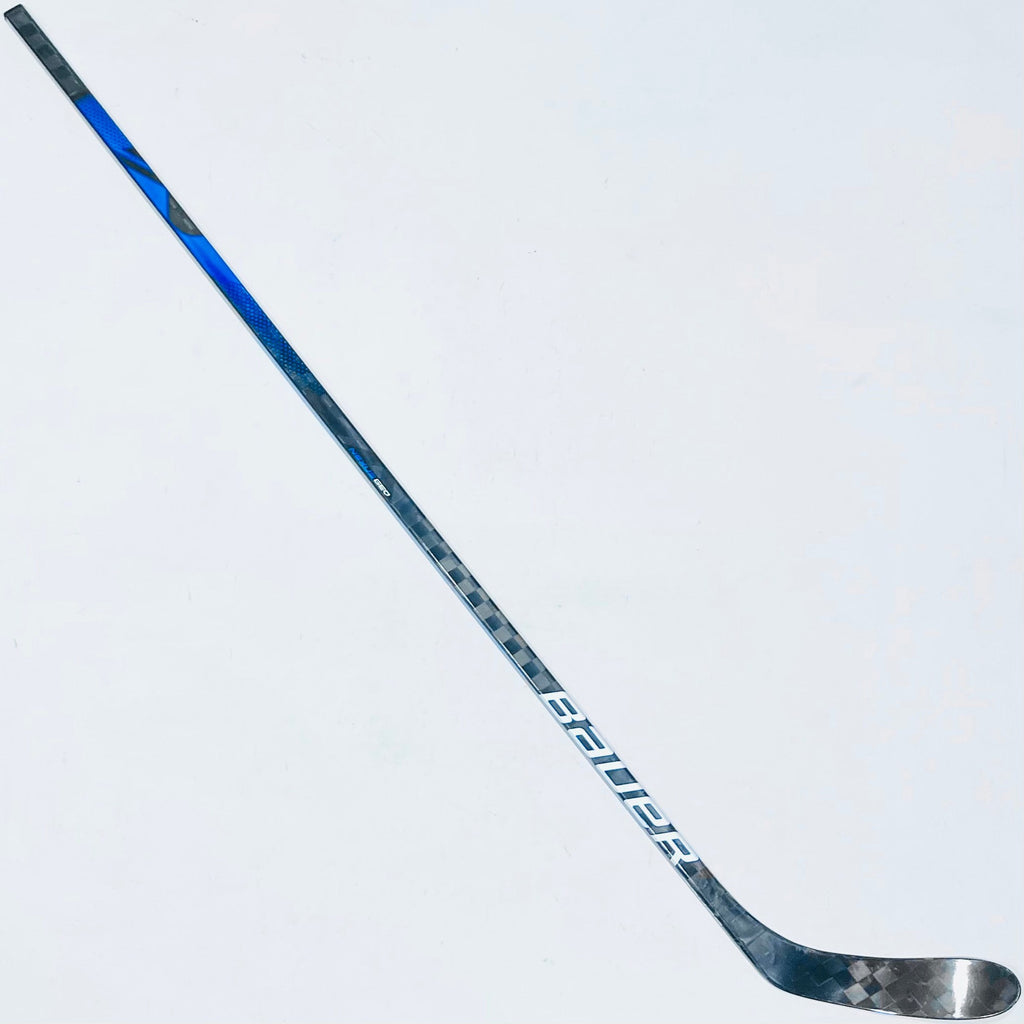 New Custom Blue Bauer Nexus GEO (RB7Pro Build) Hockey Stick-LH-P28 (Gloss Finish)-117 Flex-Grip-71"