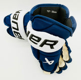 New Tampa Bay Lightning Bauer Supreme Mach Hockey Gloves-13"-Single Layer Palms-No Inserts