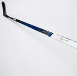 New Custom Blue CCM JetSpeed FT6 Pro-RH-85-Mackinnon Pro Curve-Grip W/ Bubble Texture