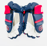 New CBJ Warrior Covert QRE PRO Team Hockey Gloves-13"-Grey Palms-Floating Cuffs