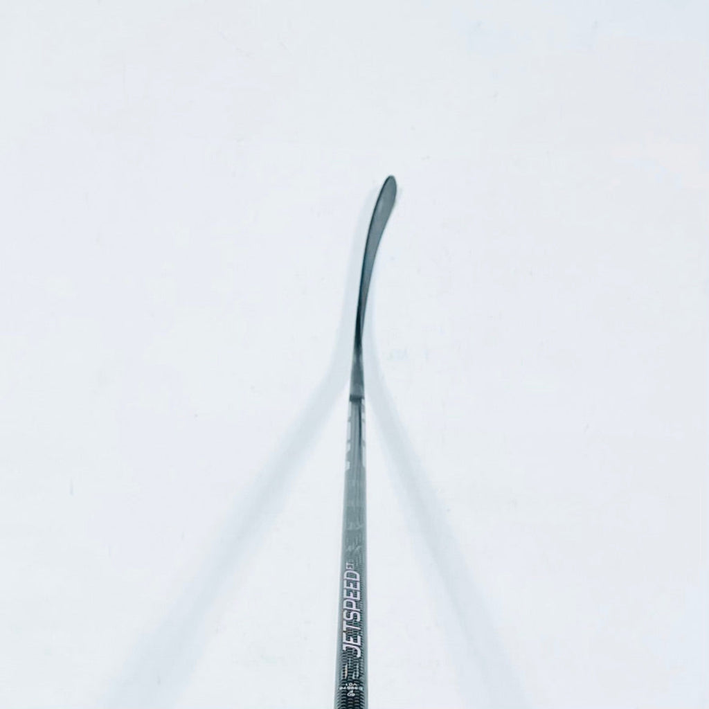 Silver CCM Jetspeed FT5 Pro Hockey Stick-LH-80 Flex-Modified P88-Grip W/ Bubble Texture