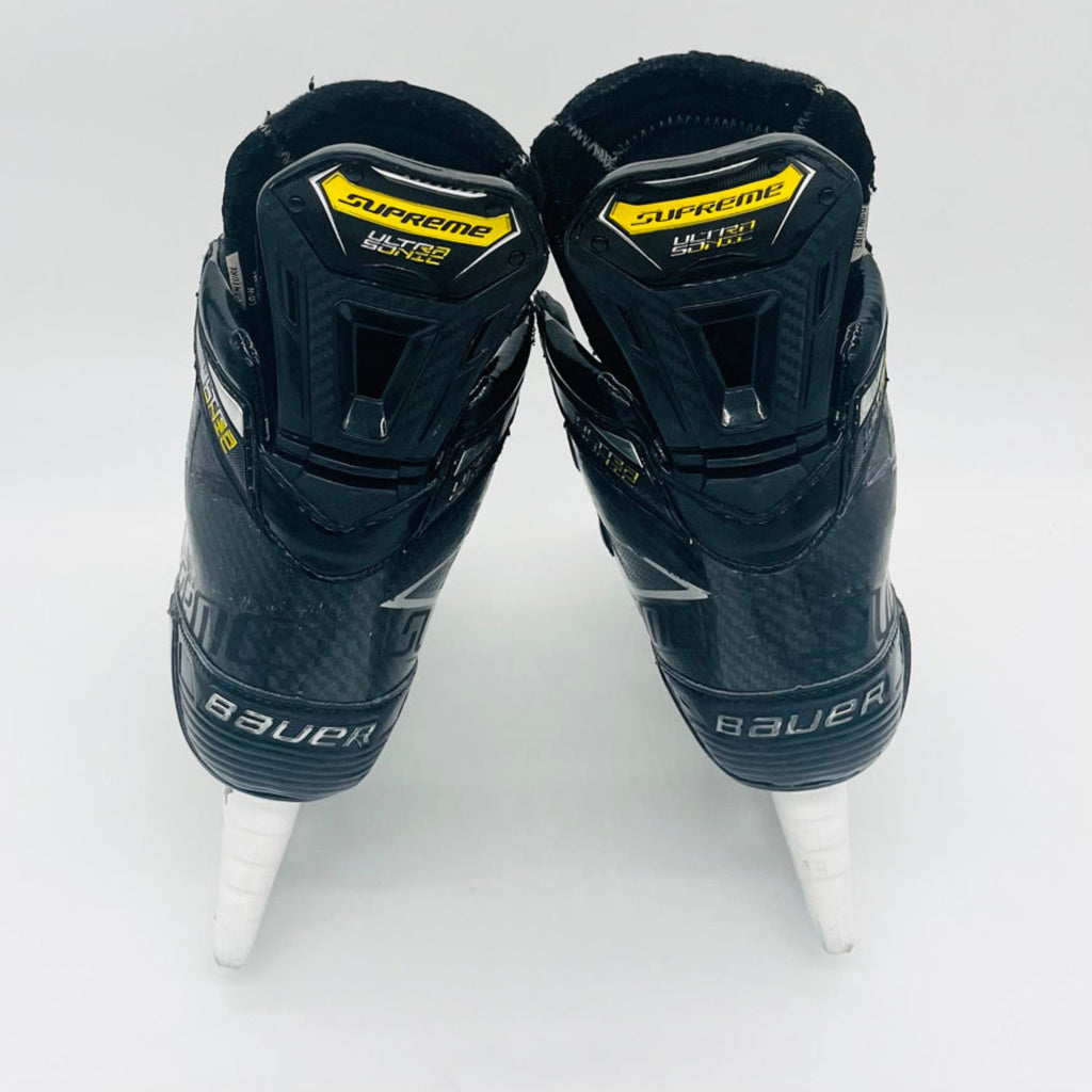 Bauer Supreme Ultrasonic Hockey Skates-Size 9 Fit #1-280-Blacked Out