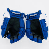 New Toronto Maple Leafs Bauer Vapor 2X Pro Hockey Gloves-13"-Custom Black Palms-Shortened Cuffs