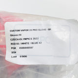 TEAM CZECH OLYMPIC Bauer Vapor 2X Pro Hockey Gloves 14" W/ Single Layer Palms