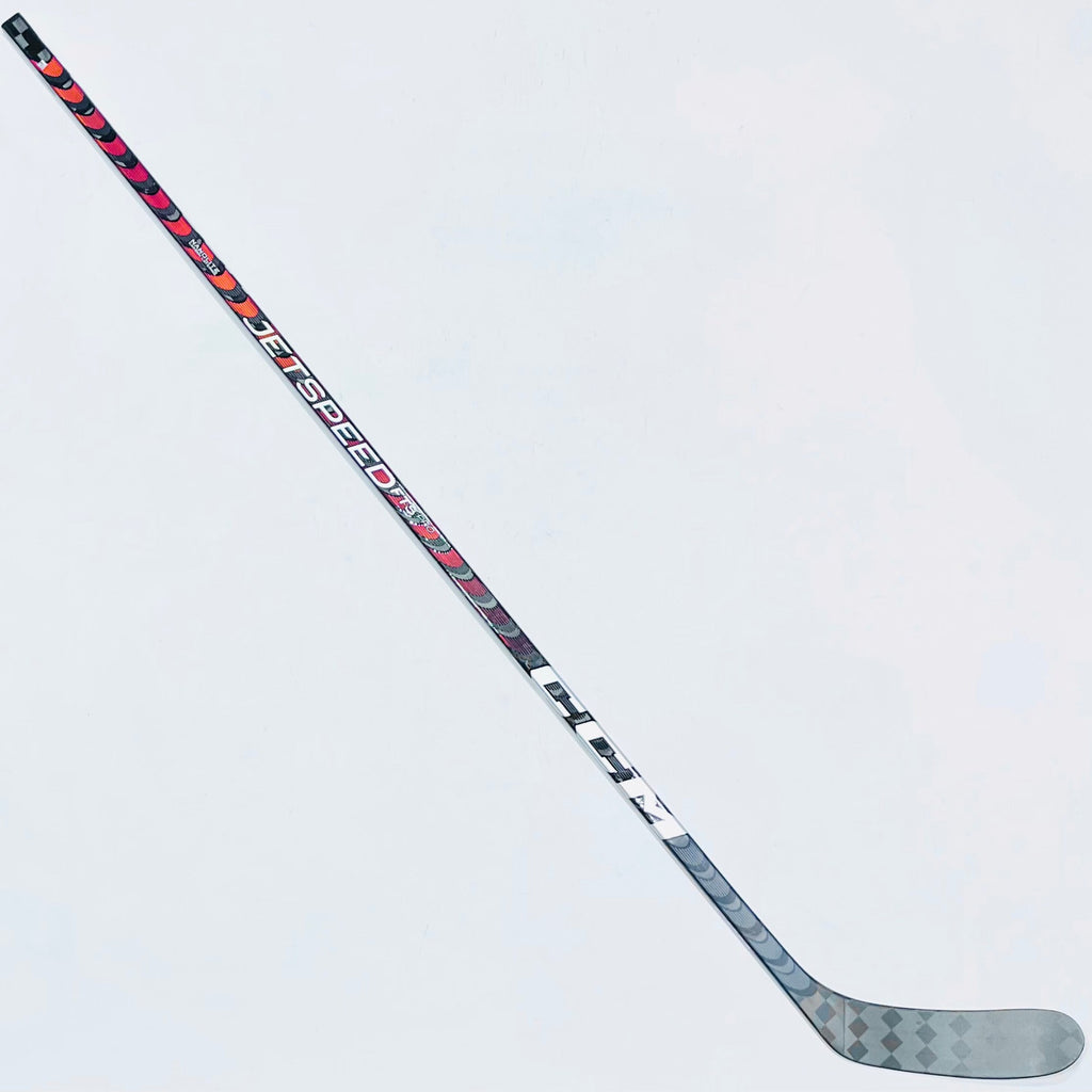 Red CCM Jetspeed FT5 Pro Hockey Stick-LH-P28M-90 Flex