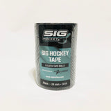 SIG Hockey Tape Made in Canada by SportsTape- 6 Black Cloth Tape (24MM X 18M)